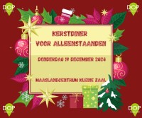 Gezellig kerstfeest voor alleenstaanden in Elsloo