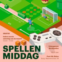 Spellenmiddag voor jeugd van 15-25 jaar