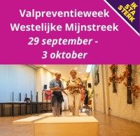 Valpreventieweek van 29 september tot 3 oktober