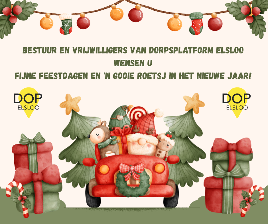 Fijne kerst en een gezond en gelukkig nieuw jaar