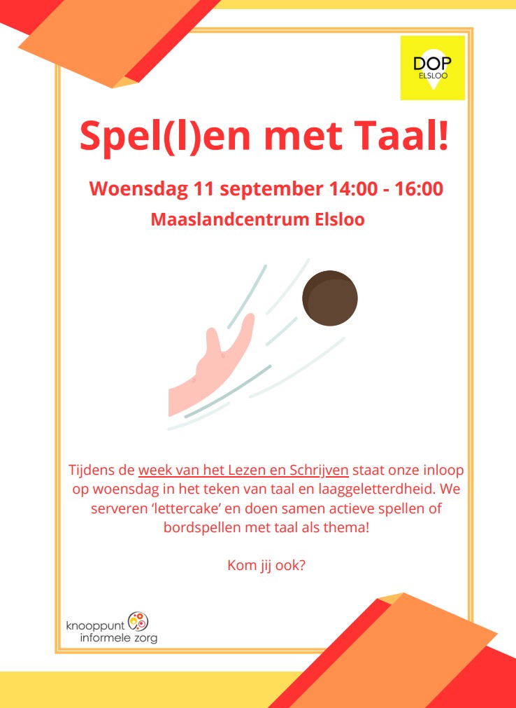 spelen met taal poster